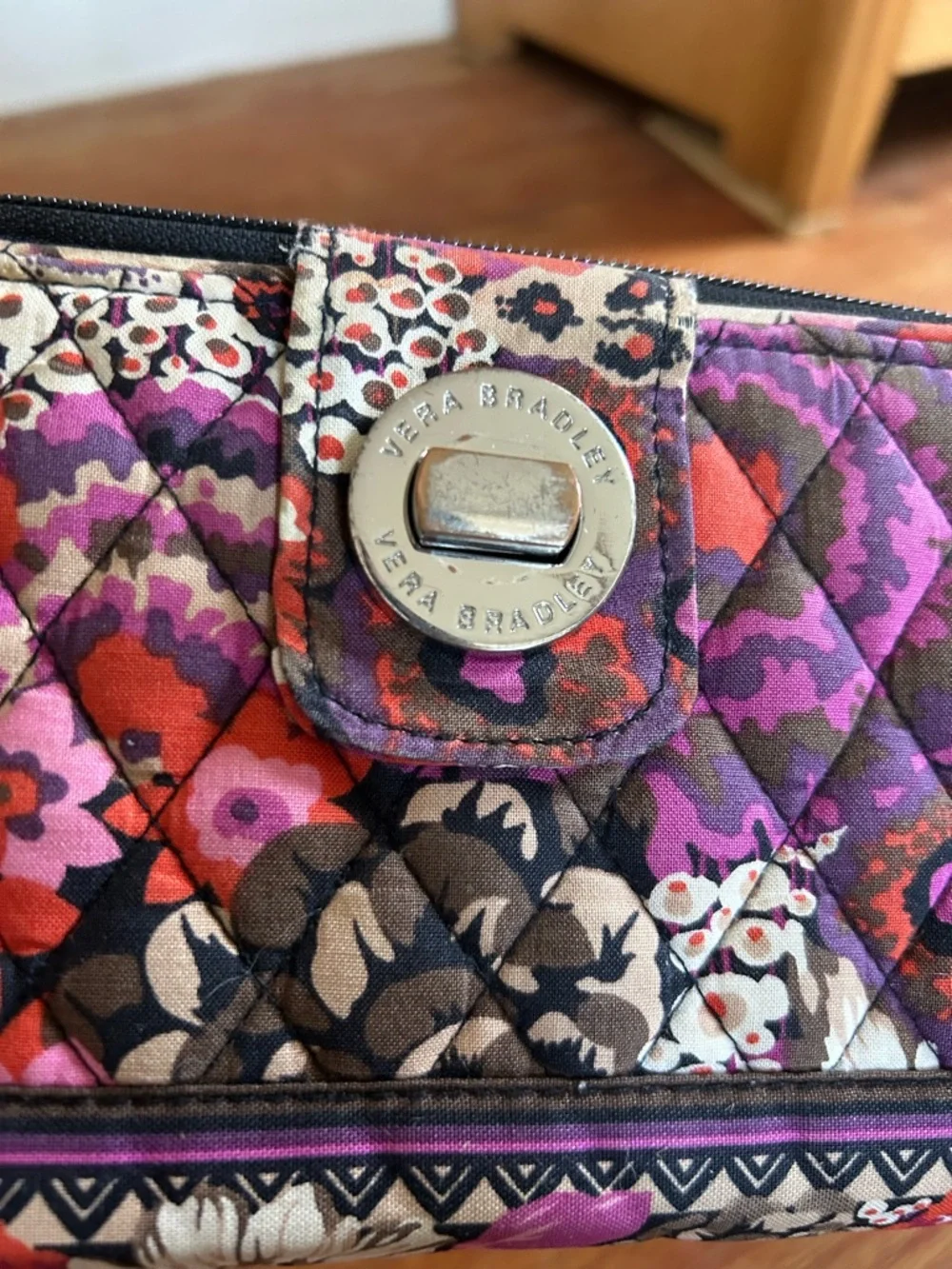 Vera Bradley RFID Turnlock Wallet - Picture 6 of 6